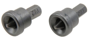 KOŃCÓWKI KRZYŻOWE Z OGRANICZNIKIEM PZ2 x 25mm 2szt