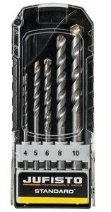 KOMPLET WIERTEŁ DO BETONU STANDARD WIERTŁO