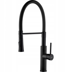 SHIRE BATERIA ZLEW STOJĄCA Z WYLEWKĄ U CZARNA