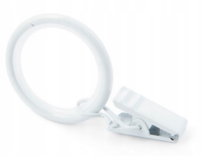 ŻABKA METALOWA CICHE KÓŁKA FI27 BIAŁY POŁYSK 10SZT