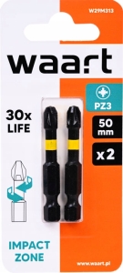 KOŃCÓWKI WKRĘTAKOWE UDAROWE KRZYŻOWE PZ3X50MM 2SZT