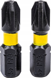 KOŃCÓWKI WKRĘTAKOWE UDAROWE KRZYŻOWE PZ3X25MM 2SZT