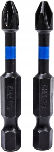 KOŃCÓWKI WKRĘTAKOWE UDAROWE KRZYŻOWE PH2X50MM 2SZT