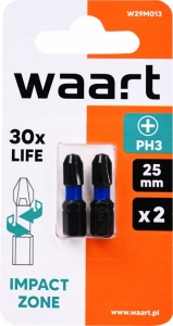 KOŃCÓWKI WKRĘTAKOWE UDAROWE KRZYŻOWE PH3X25MM 2SZT
