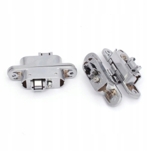 ZAWIAS NIEWIDOCZNY DRZWI CHROMOWANY 30x100mm LEWY