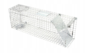 ŻYWOŁAPKA JEDNOWEJŚCIOWA ZWIERZĘTA 50X20X27 CM