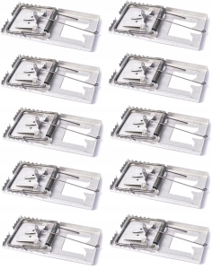 ŁAPKA NA SZCZURY MYSZY SZCZUROŁAPKA METALOWA 10szt