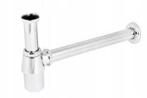 PÓŁSYFON UMYWALKOWY ŁAZIENKOWY BUTELKOWY MOSIĘŻNY GWINT 5/4 " 32 MM CHROM