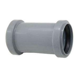 MUFA KANALIZACYJNA NASUWNA WEWNĘTRZNA FI 50 ZŁĄCZKA Z USZCZELKĄ SZARA