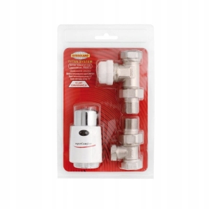 ZESTAW TERMOSTATYCZNY GŁOWICA SUPERCOMFORT KĄTOWY DO GRZEJNIKA M30 x 1,5