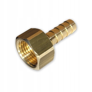 NYPEL DO KUCHENEK GAZOWYCH MOSIĘŻNY DO WĘŻA BUTLI GAZU 9 MM GW 1/2" MOSIĄDZ