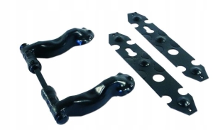 KLAMKA DRZWIOWA KUTA OZDOBNA NKK 90 KWADRAT 10 MM DO DRZWI FURTEK WRÓT