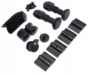 OKUCIE DO WC SZATNI KOMPLET 20 SZTUK LEWE DO ŁAZIENKI TOALET PRZEBIERALNI