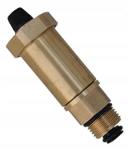 ZAWÓR AUTOMATYCZNY ODPOWIETRZNIK PIONU Z ZAWOREM STOPOWYM C.O. MOSIĄDZ