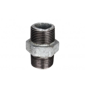 NYPEL ZŁĄCZKA ŻELIWNY NN 3/4" OCYNKOWANY ŁĄCZNIK OCYNK ŻELIWO