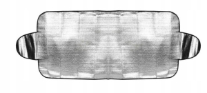 OSŁONA ALUMINIOWA NA PRZEDNIĄ SZYBĘ MATA PRZECIWSŁONECZNA 100X200CM VAN BUS