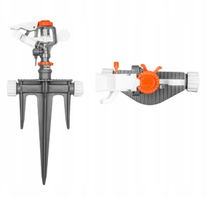 ZRASZACZ PULSACYJNY OGRODOWY NA KOLCU TRÓJZĘBNYM WHITE LINE POLEWACZKA