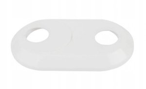 ROZETA MASKUJĄCA PODWÓJNA DO RUR PE PEX FI 20 MM ZAŚLEPKA MASKOWNICA