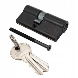 WKŁADKA DRZWIOWA UNIWERSALNA A2 SMART 30/35 CZARNA 3 KLUCZE WPUSZCZANA