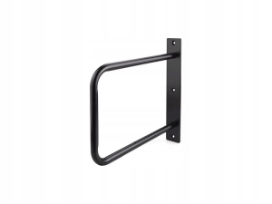 WSPORNIK UCHWYT PÓŁKI LOFT 220X230 MM CZARNY MAT METAL PODPÓRKA NA ŚCIANĘ