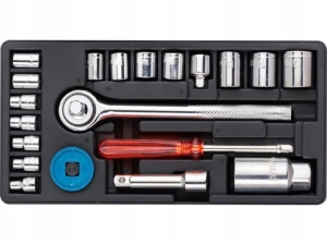 KLUCZE NASADOWE 1/4'' 3/8'': 4-21 MM