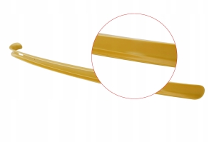 ŁYŻKA DO BUTÓW KLASYCZNA PLASTIKOWA KOZAKÓW BOTKÓW DŁUGA 60 cm ŻÓŁTA