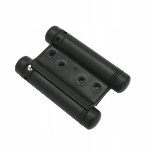 ZAWIAS WAHADŁOWY 125 MM DO DRZWI WAHADŁOWYCH KOMPLET WKRĘTÓW CZARNY MAT