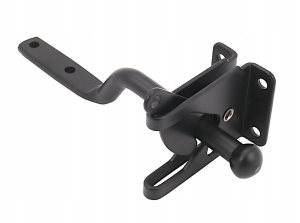 ZAMEK ZASUWKA ZATRZASK BLOKADA DO DRZWI FURTKI SAMOBLOKUJĄCY CZARNY