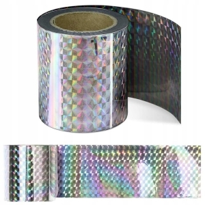 TAŚMA ODSTRASZAJĄCA PTAKI PRZECIWKO PTAKOM ODSTRASZACZ 50 m WSTĄŻKA