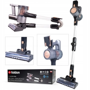 ODKURZACZ MOCNY BEZPRZEWODOWY AKUMULATOR BEZWORKOWY RĘCZNY PIONOWY CZARNY