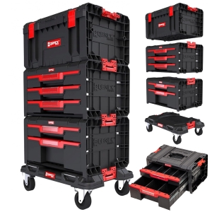 SKRZYNKA NARZĘDZIOWA ORGANIZER NA NARZĘDZIA SKRZYNIA SET 3W1 QBRICK PRO