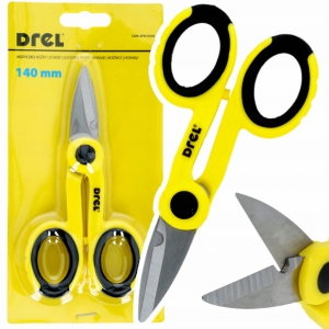 NOŻYCZKI 140 MM DO KABLI I IZOLACJI BUDOWLANE STAL NIERDZEWNA