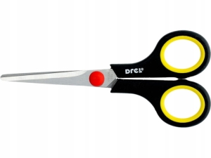 NOŻYCZKI 140 MM STAL NIERDZEWNA NOŻYCE UNIWERSALNE GUMOWANE BIUROWE 14 CM