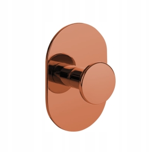 WIESZAK HACZYK 1 UCHWYT MIRI POJEDYNCZY ŁAZIENKOWY ŚCIENNY RÓŻOWE ZŁOTO