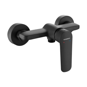 GAVA BATERIA NATRYSKOWA ŚCIENNA BEZ ZESTAWU NATRYSKOWEGO ŁAZIENKOWA CZARNA