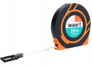 TAŚMA MIERNICZA WŁÓKNO SZKLANE 20 M 15 MM SZYBKIE ZWIJANIE 3:1 METR ZWIJANY