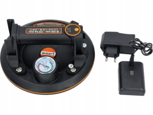 PRZYSSAWKA PRÓŻNIOWA 200 MM W WALIZCE AKUMULATOROWA MANOMETR UDŹWIG 120 KG