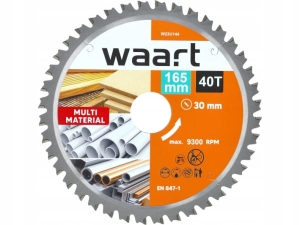 TARCZA DO PILARKI WIDIOWA 165X30 MM 40T ZĘBÓW WIDIOWYCH MULTIMATERIAL