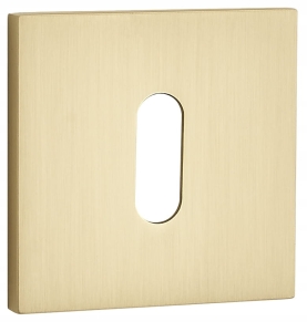 SZYLD KRÓTKI KWADRATOWY NA KLUCZ SLIM ZŁOTY WEWNĘTRZNY 6 MM NOWOCZESNY