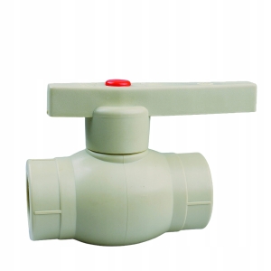 ZAWÓR KULOWY KUREK Z RĄCZKĄ ZGRZEWANY ZAWOREK PP-R 20 MM POLIPROPYLEN