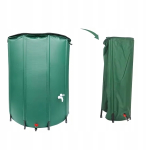 ZBIORNIK NA WODĘ DESZCZÓWKĘ SKŁADANY PRZENOŚNY POJEMNIK BECZKA 100 L KRAN
