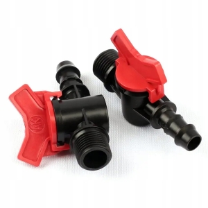 ZAWOREK ODCINAJĄCY ZAWÓR ZAMYKAJĄCY WCISKANY WTYK FI 16 MM PACZKA 100 SZTUK