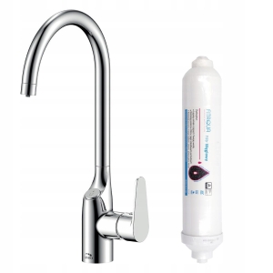 BATERIA KUCHENNA ZLEWOZMYWAKOWA CLARO Z SYSTEMEM FILTRUJĄCYM AMII CHROM