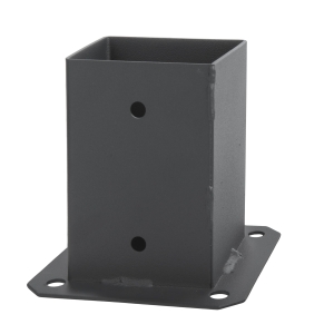 PODSTAWA SŁUPA PRZYKRĘCANA KOTWA GRAFIT 90x90 WSPORNIK ALTANKA OGRÓD