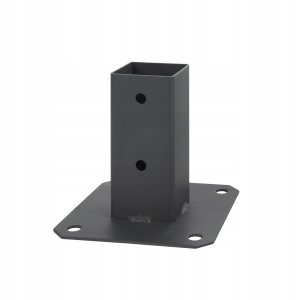 PODSTAWA SŁUPA PRZYKRĘCANA KOTWA GRAFIT 50x50 WSPORNIK ALTANKA OGRÓD