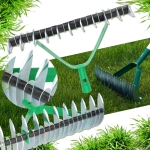 Aerator wertykulator - Grabie do trawnika - dwustronne zęby