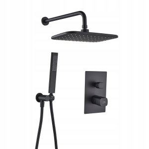 KOMPLET NATRYSKOWY Z BATERIĄ PODTYNKOWĄ DESZCZOWNICA BATERIA PODTYNKOWA