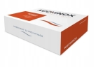 KLAMKA DRZWIOWA WEWNĘTRZNA NA ROZECIE TESSERA II KRÓTKI SZYLD SREBRNA CHROM