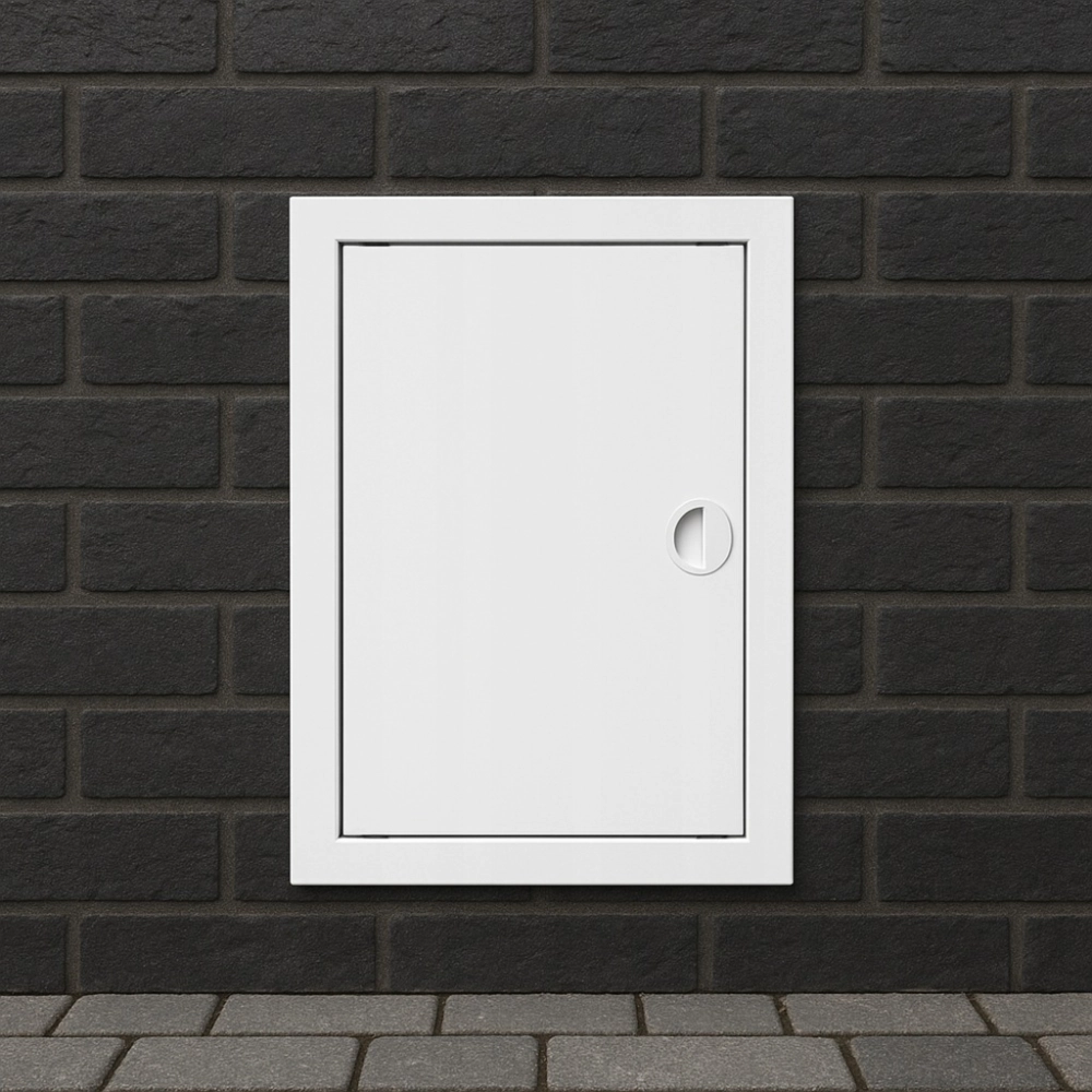 DRZWICZKI REWIZYJNE PLASTIKOWE 20x30 CM WYCZYSTKA TWORZYWO ABS BIAŁY