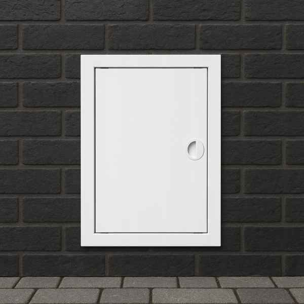 DRZWICZKI REWIZYJNE PLASTIKOWE 20x30 CM WYCZYSTKA TWORZYWO ABS BIAŁY